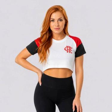 Imagem de Cropped Flamengo Rumo Feminino Branco - Braziline, PP