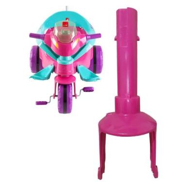 Imagem de Garfo Triciclo Velobaby Velotrol Brinquedos Bandeirante -, Rosa
