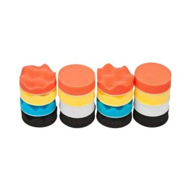 Imagem de Kit De 39 Peças Para Polimento Automotivo E De Motocicletas: Esponjas 
