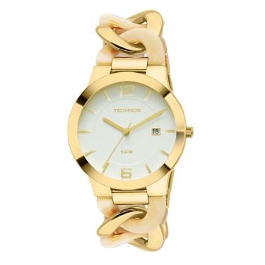 Imagem de Relógio Feminino Technos Fashion Unique 2115UK/4B 40mm Aço Dourado