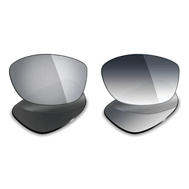 Imagem de 2 pares de lentes polarizadas de substituição da Mryok para óculos de sol Oakley Pit Bull – Opções