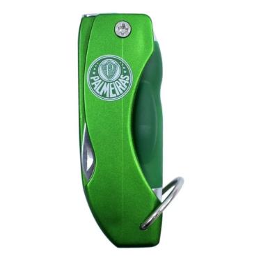 Imagem de Canivete Multi-uso 4 Funções Com Lanterna Oficial Palmeiras