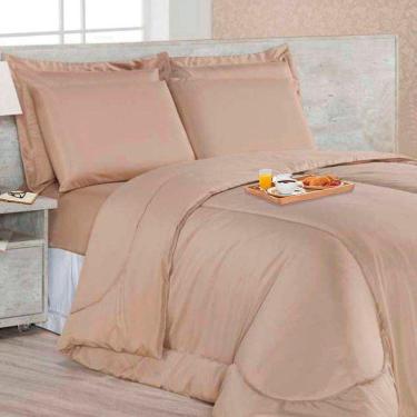 Imagem de Kit Edredom Soft Casa Dona Casal + 4 Por