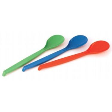 Imagem de Colher Plástica Merenda Refeição Escolar 100 Peças