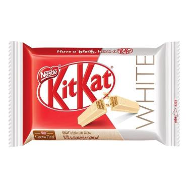 Imagem de Chocolate Nestlé Kit Kat 4F Branco 41,5g - Embalagem com 24 Unidades