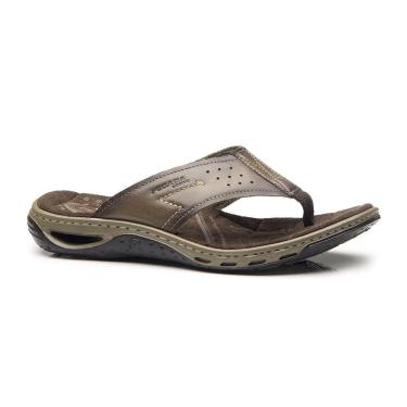 Imagem de Chinelo Masculino Pegada Couro Legítimo 131663