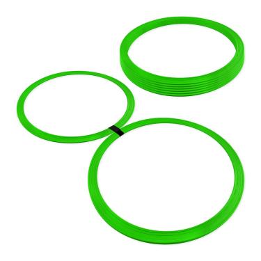 Imagem de Argola de Agilidade Muvin – Kit com 8 - Equipamento Para Treino Funcional – Circuitos – Treinos - Exercícios – Ginástica – Academia – Agilidade – Velocidade – Fortalecimento dos Músculos