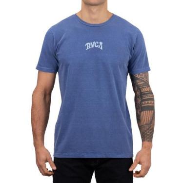 Imagem de Camiseta Rvca Lost Island Azul