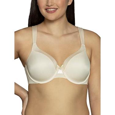 Imagem de Vanity Fair Sutiã feminino Illumination completo com suporte zoneado, bojos levemente forrados até DD, Com aro - Creme doce, 42DD