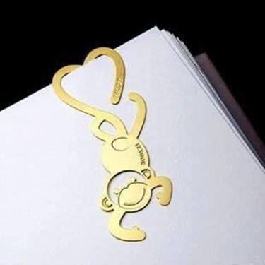 Imagem de Marcador de páginas de metal Modelo moldura (Macaquinho)