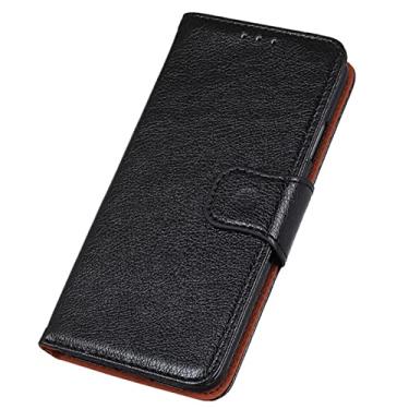 Imagem de YINGDAFENG Capa carteira para Google Pixel 7, capa flip magnética de couro PU com slots para cartão e proteção da câmera à prova de choque revestimento interno de TPU (poliuretano termoplástico) preto