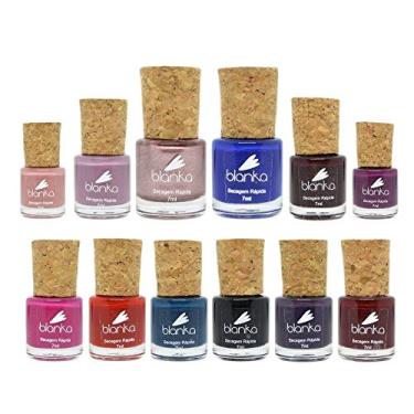 Imagem de Kit Esmaltes Blanka Coleção Secagem Rápida 12 Cores