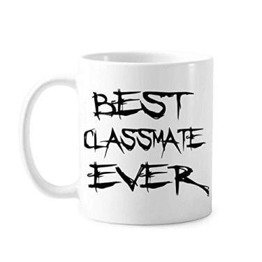 Imagem de Best Classmate Ever Caneca de cerâmica para café e porcelana da temporada de formatura