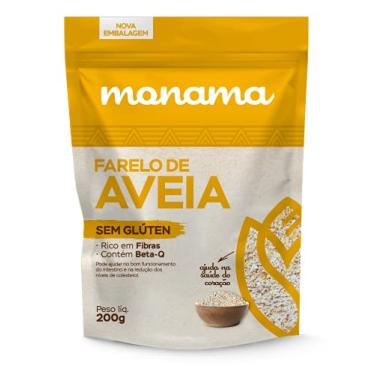 Imagem de Farelo de Aveia Sem Glúten Monama 200g – Rico em Fibras, Natural, Ideal para Iogurtes,...