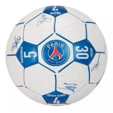 Imagem de Bola De Futebol De Campo Nº5 Assinaturas PSG - Futebol e Magia