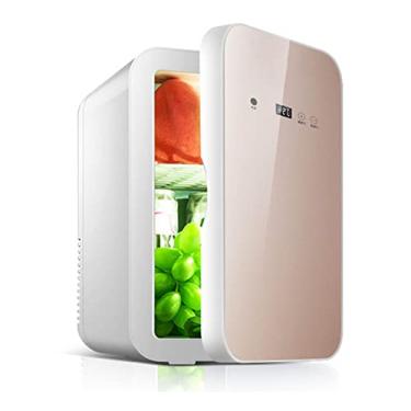 Imagem de INPETS Mini Geladeira, Refrigerador Termoelétrico Portátil de 8 Litros AC/E Aquecedor Mini Geladeira para Quarto, Carro, Viagem, Casa, Cuidados com a Pele, Medicina, Alimentar, Rosa