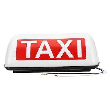 Imagem de VICASKY luzes do teto do carro luz acesa de táxi levou para carro luzes de táxi sinais de luz de táxi LED conduziu luzes marcadoras marquise aluguel cúpula de luz plástico