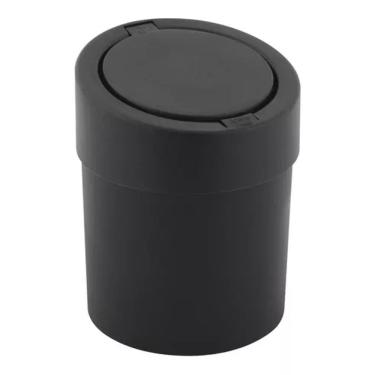 Imagem de Lixeira De Banheiro Automática 5 Litros Plástico Preta