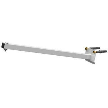 Imagem de Suporte Refletor Inclinado Parede Braço 40 Cm Branco
