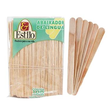 Imagem de Abaixador Lingua, Bege, Estilo, 100 unidades