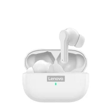 Imagem de Fone ThinkPlus LP1S TWS Bluetooth 5 .0 Fone de ouvido com redução de ruído intra-auricular HIFI Low Tone Touch Stereo Headset sem fio para smartphone (branco)
