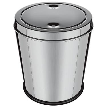 Imagem de Lixeira Euro Design com Tampa Basculante Inox - 3L