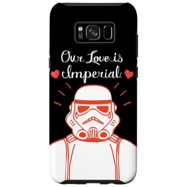 Imagem de Capa para Galaxy S8+ Star Wars Stormtrooper Nosso Amor é Imperial Dia dos Namorados