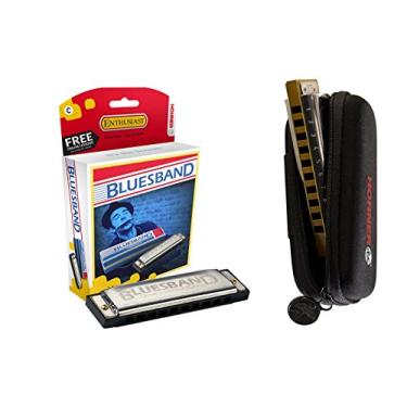 Imagem de Hohner Blues Band 1501BX, Harmonica C com capa de gaita com z per Free Hohner