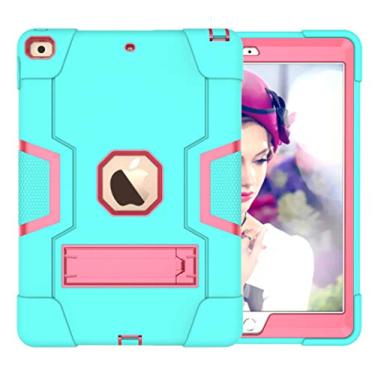 Imagem de QYiD Capa para Galaxy Tab S6 Lite 10,4 polegadas 2020, capa resistente com suporte à prova de choque, capa de proteção robusta com suporte integrado para Samsung Galaxy Tab S6 Lite 10,4 polegadas 2020