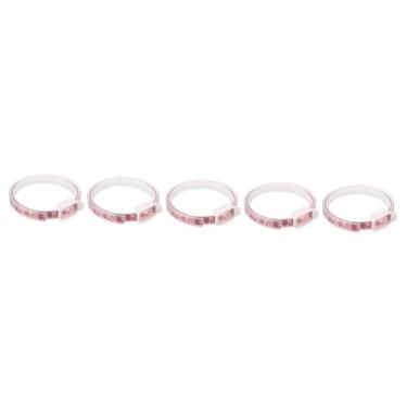 Imagem de INOOMP 5 Unidades Coleira De Animais De Estimação Coleira De Gato Bicho De Estimação Decoração Decorativos Para Cães Amigáveis Gatos e Cachorros Pvc Rosa