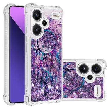 Imagem de OOPKINS Capa para Redmi Note 13 Pro Plus 5G, capa protetora de lente de silicone TPU macio para Redmi Note 13 Pro Plus 5G Dream Campanula YBLS