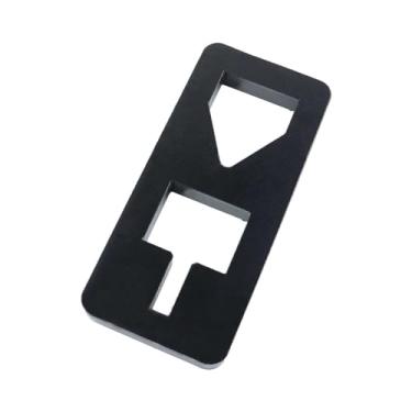 Imagem de Placa de extrator de poste em T de aço resistente remove rapidamente os postes T da estrutura e jardim trator balde faz-tudo Jack ou gancho S, use diferentes calibres de corrente para puxar o poste em T do chão (preto)