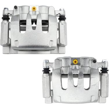 Imagem de IRONTEK 18B5076 18B5077 Pinça de freio traseira esquerda e direita para 2008-12 para Ford F-250 Super Duty, 2008-12 para Ford F-350 Super Duty, motorista traseiro e passageiro novo pinça de freio a