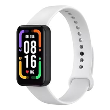 Imagem de Pulseira Silicone Colorida Para Xiaomi Redmi Smart Band Pro DM ACESSÓRIOS (BRANCO)