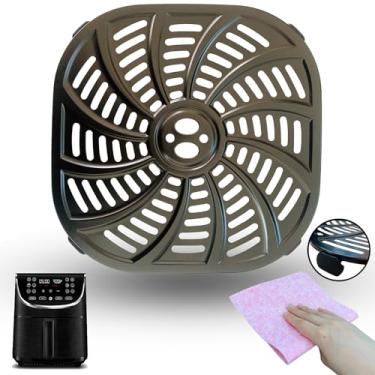 Imagem de Chengziyue Bandeja de fritadeira a ar de 7 litros para fritadeiras a ar Gourmia GAF716, camada dupla atualizada com revestimento antiaderente para fritadeira a ar para fritadeira de ar Gourmia de 7