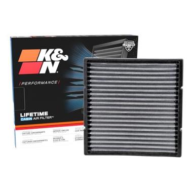 Imagem de K&N Filtro de ar de cabine LIFETIME: Premium, lavável, ar limpo para sua cabine: compatível com Lexus/Mitsubishi/Subaru/Toyota 2000-2017: (veja as descrições do produto para modelos selecionados