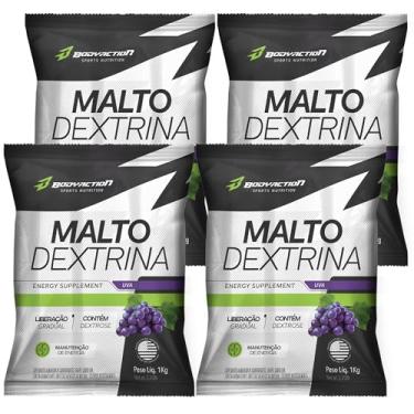 Imagem de KIT 4X MALTODEXTRINA 1KG CADA BODYACTION - UVA