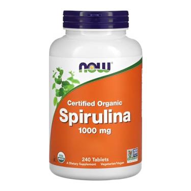 Imagem de NOW Foods Spirulina 1000 mg 240 Tablets Importado