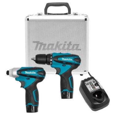 Imagem de Kit Furadeira e Parafusadeira LCT204 12V Makita