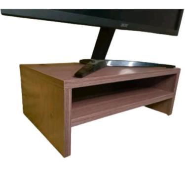 Imagem de Suporte para monitor e notebook/Organizador de mesa para escritório e 