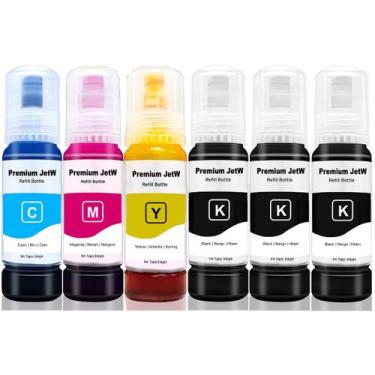 Imagem de 6x Tinta EPS T664 L110 L120 L200 L210 L220 L355 L365 664 - JetW