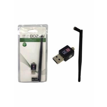 Imagem de Antena Wi-fi Adaptador Wireless 900Mbps Usb 2.0 Pc Notebook - Kingleen