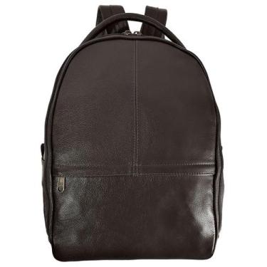 Imagem de Mochila Feminina Masculina De Couro Legítimo Para Notebook - Le Voyage