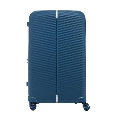 Imagem de Mala Grande De Viagem Polipropileno Samsonite Varro Expansível Cadeado Tsa Azul Marinho G