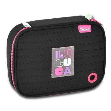 Imagem de Estojo Box Luluca Lulike Soft Grande Escolar (Preto)