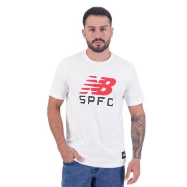 Imagem de Camiseta New Balance + São Paulo Branca G