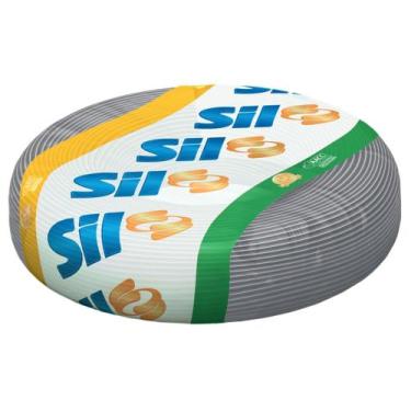 Imagem de Fio Cabo Flexivel 6mm Sil Com 50 Metros, Cinza