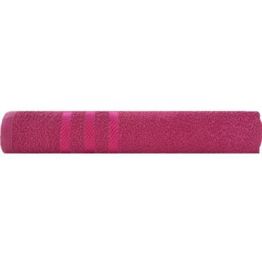 Imagem de Kit 10 - Toalhas De Rosto Para Salão - 3 Barra - Dugu, Pink