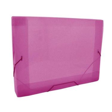 Imagem de Pasta Aba Elástica Lombo 20mm Ofício 332mmx232mm Rosa - DAC