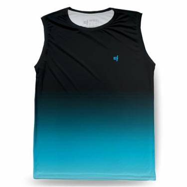 Imagem de Regata Masculina Fitness Esportiva Treino Musculação Dry Slim Leve e c
